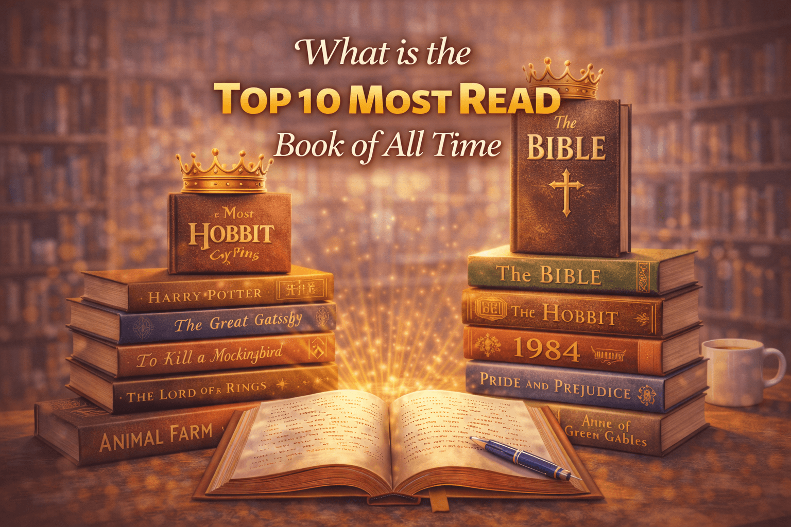 What is the Top 10 Most Read Book of All Time