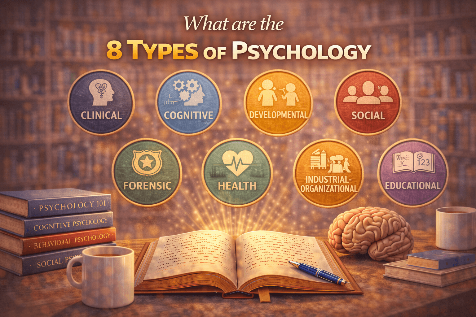 What are the 8 Types of Psychology: Understanding the Diverse Fields